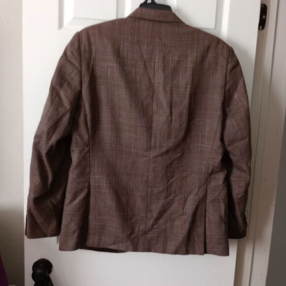 Ralph Lauren Blazer Men's 44R Brown Slim Fit Wool Blend Coat Jacket Luxury - Picture 3 of 6